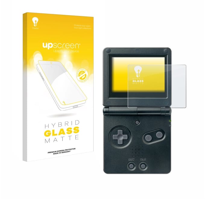 upscreen - Screenprotector voor Nintendo Gameboy Advance GBA SP - Folie Beschermfolie Beschermglas matte