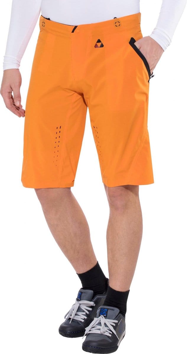 100% Celium Solid fietsbroek kort oranje Maat 36