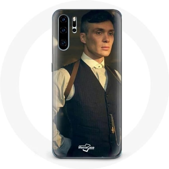 Coque pour Huawei P30 - MANIACASE - Peaky Blinders - Souple - Noir - Protection