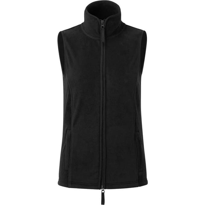 Premier Dames/dames Artisan Fleece Gilet (Zwart)