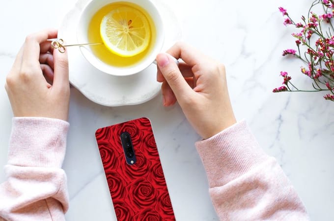 OnePlus 7 Pro TPU Case Red Roses