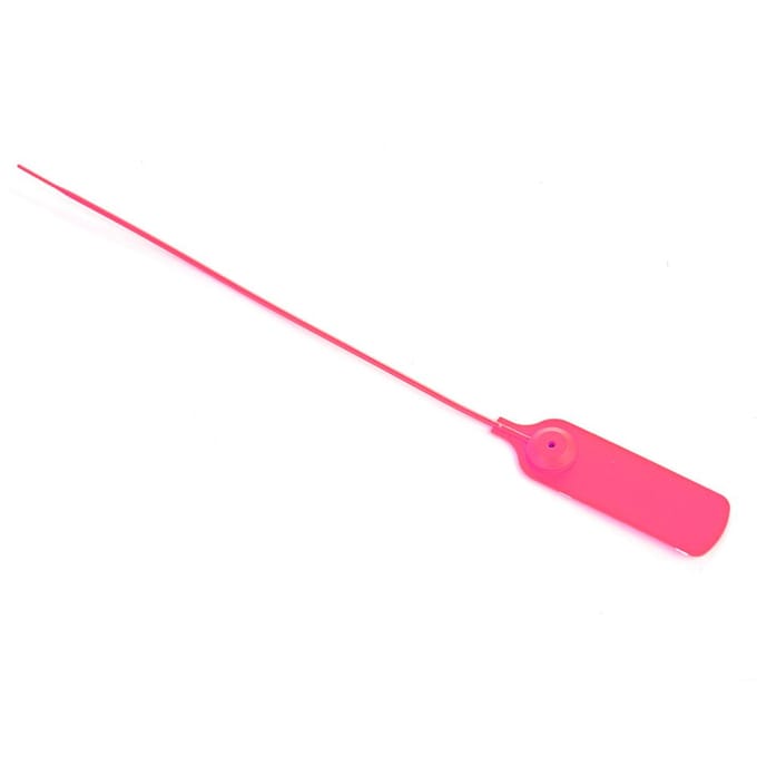 100 Stuks 30cm Plastic Wegwerp Kabelbinders Zelfsluitend Tie Koffer Schoenen Tas Label Tag (Rood) wit