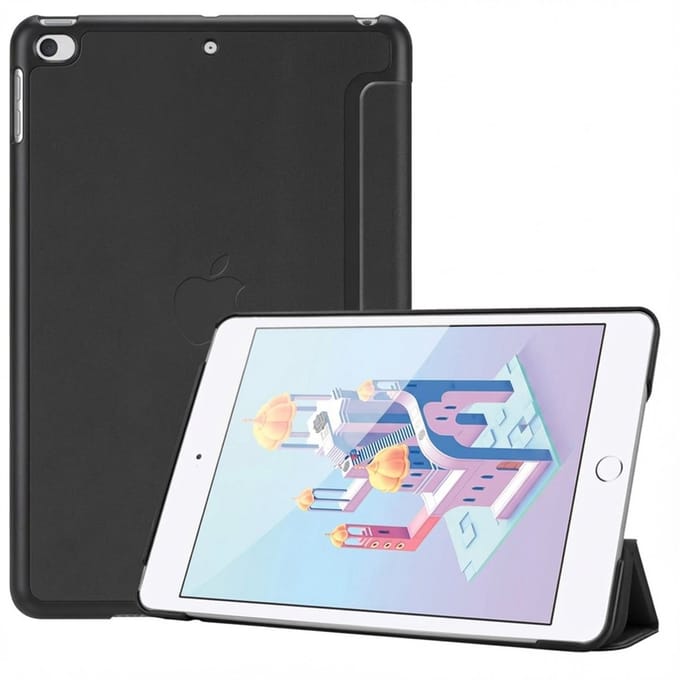 imoshion Tablet Hoes - Geschikt voor Apple iPad Mini 5 (2019) / Mini 4 (2015) (2015) - Trifold Bookcase - Zwart