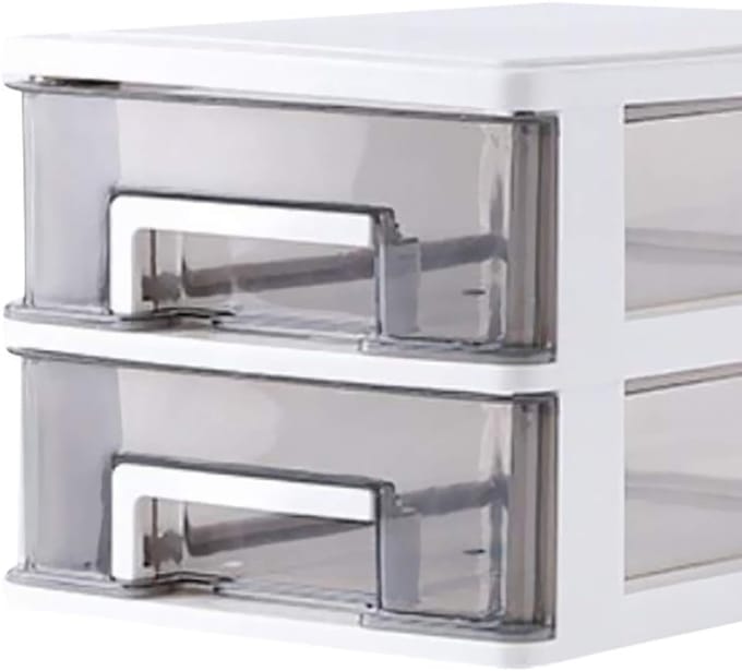 Opbergbox Bureau - Organizer Lade - Spullen Ordenen - Ruimtebesparend Ontwerp - 21 cm Breed - Grijs