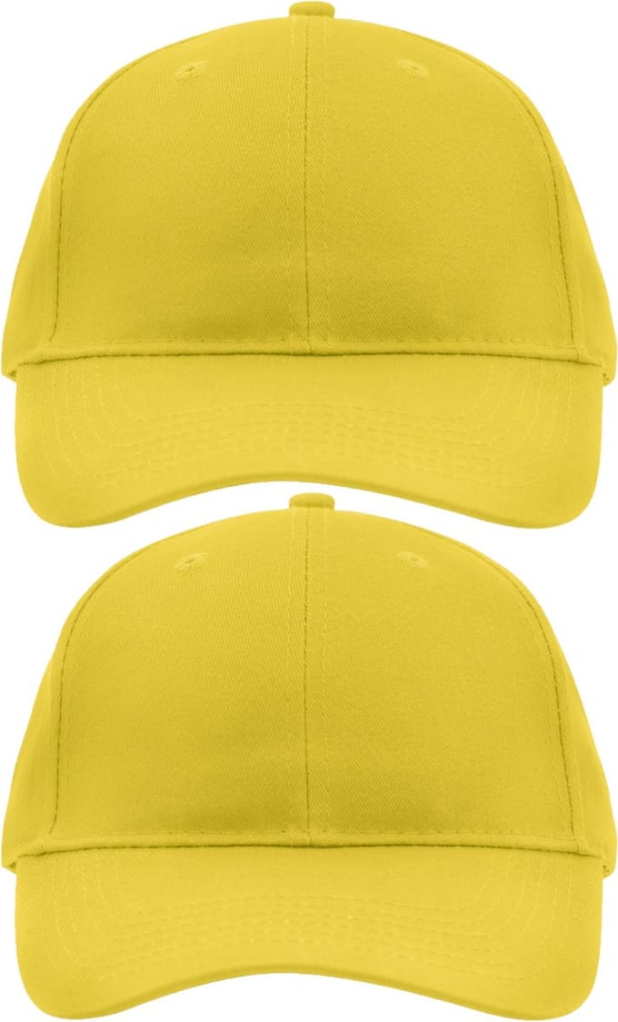 2x stuks myrtle beach baseball cap - 6-panel - voor volwassenen