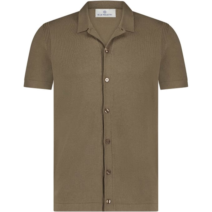 Blue Industry Polo met korte mouwen
