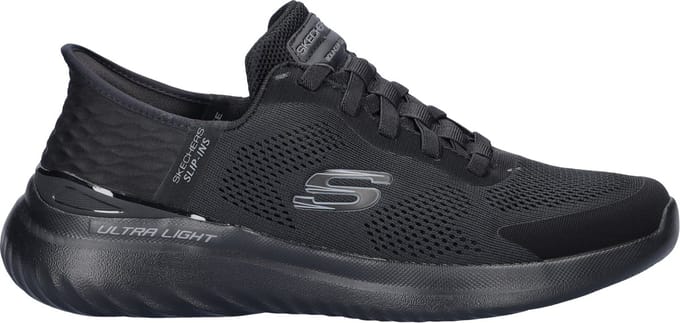 Skechers Hands Free Slip-Ins Bounder heren sneaker - Zwart zwart