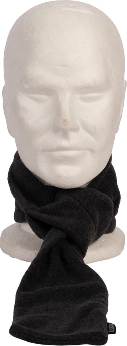 P&T Doorsteek Sjaal - Donkergrijs - Micro Fleece - 85 x 12cm
