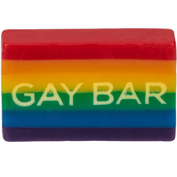 Soap with Flag Gay Bar Lavender scent