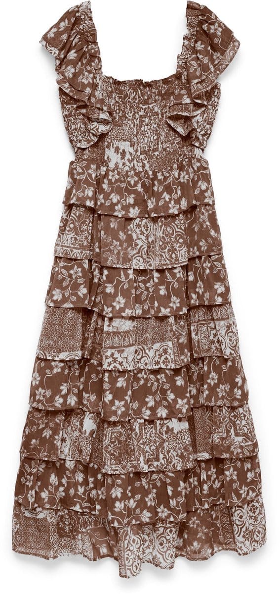 Vero Moda Jurk met laagjes VMAMAZING Lange jurk