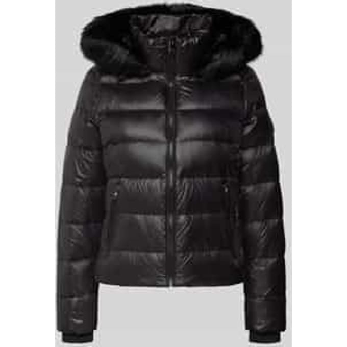 Slim fit donsjack in glanzende look