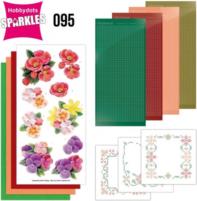 Sparkles Set 95 - Jeanine's Art- Mix of Flowers