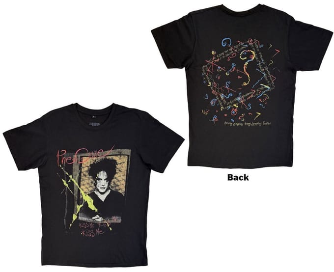 The Cure - Kiss Me Vintage Heren Tshirt - XL - Zwart