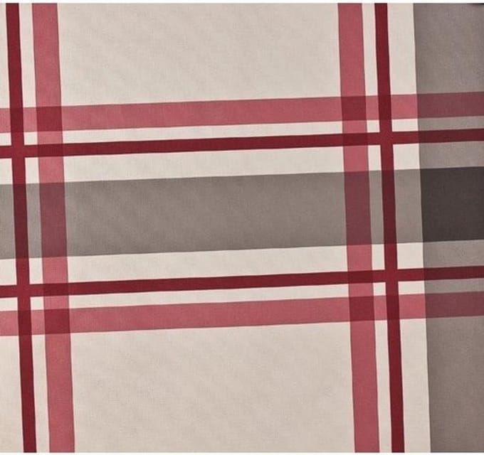Dutch Wallcoverings - Vlies ruit rood/creme