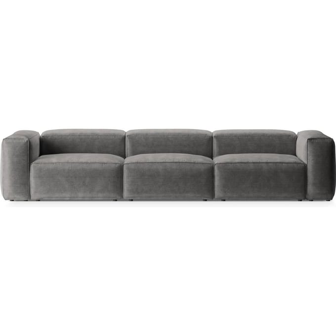 4-zitsbank Bergamo ribstof | Cosmopolitan Design