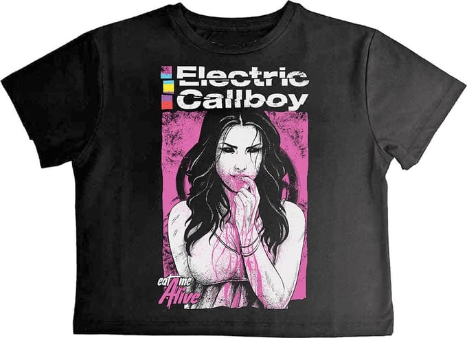 Electric Callboy - Eat Me Alive Crop top - S - Zwart