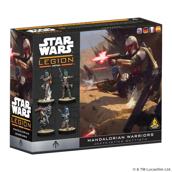 Star Wars Legion Mandalorian Warriors - Miniature Game - Engels