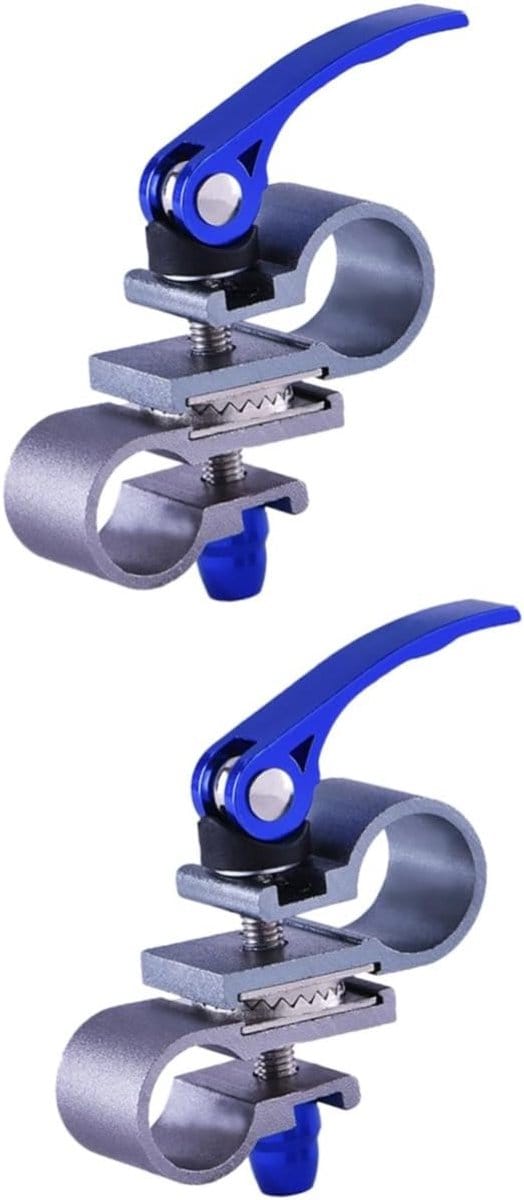 Set van 2 buitenparapluie‑accessoires – inklapbare visparapluieconnector met verstelbare UV‑bestendige klem
