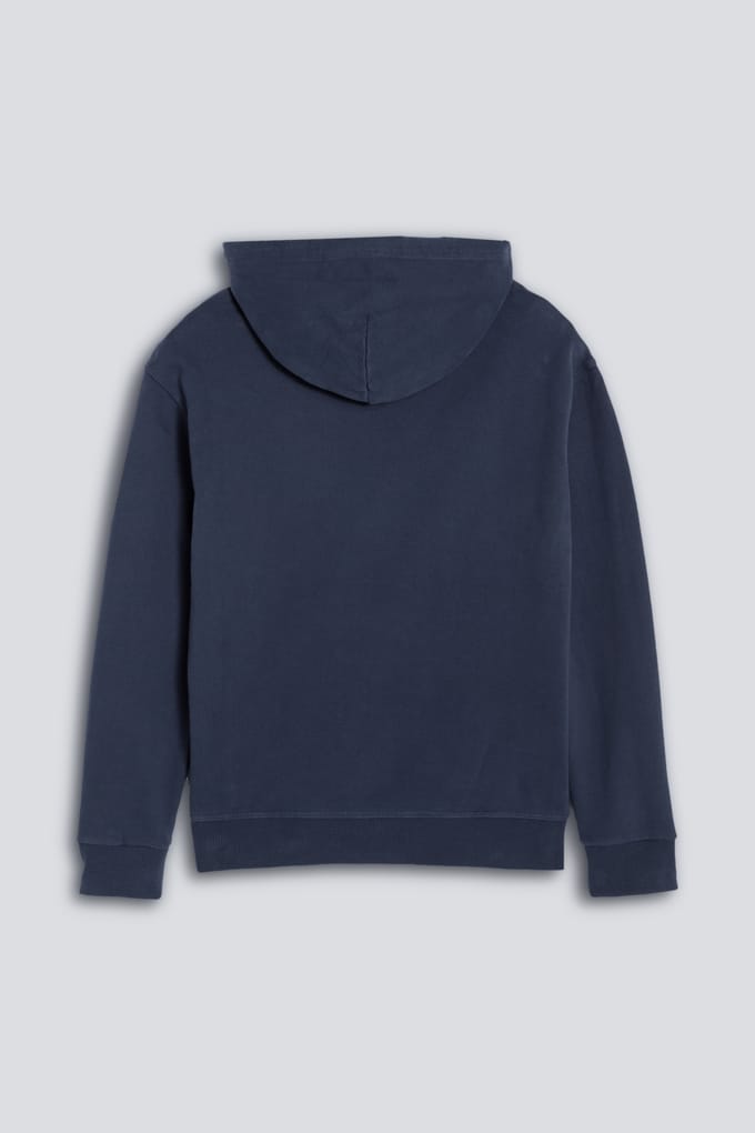Sweatshirt met hoodie Serie Soft Felpa Blue Nights
