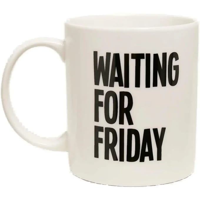 Mister Tee - Waiting For Friday Mok/beker - Wit