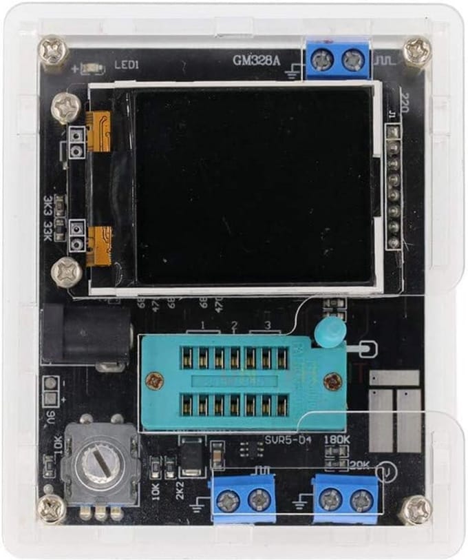 LCD Transistortester en Diode ESR Meter