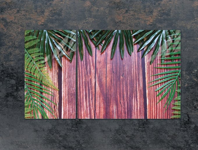 TMK ArtDeko - Snijplank - Beschermplaat - Glas - 90x52 cm