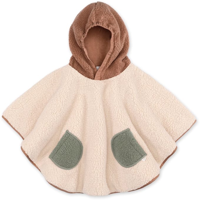 BEMINI Reisponcho 9-36m - Warme teddy - Ficelle