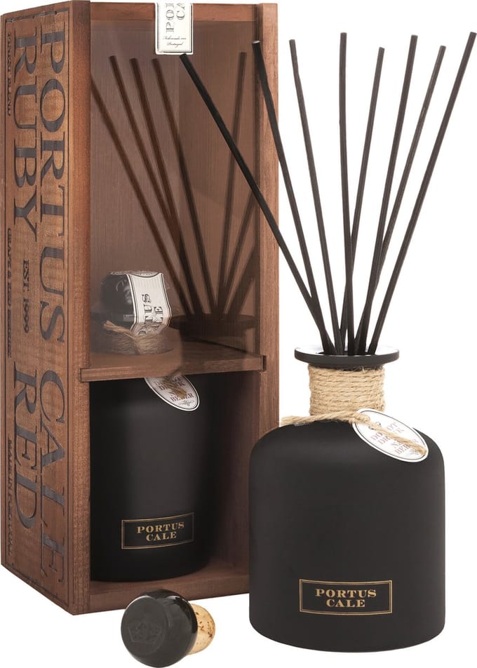 Castelbel Portus Cale - Ruby Red - Geurstokjes - diffuser 250ml - cadeauverpakking voor hem - Portugal