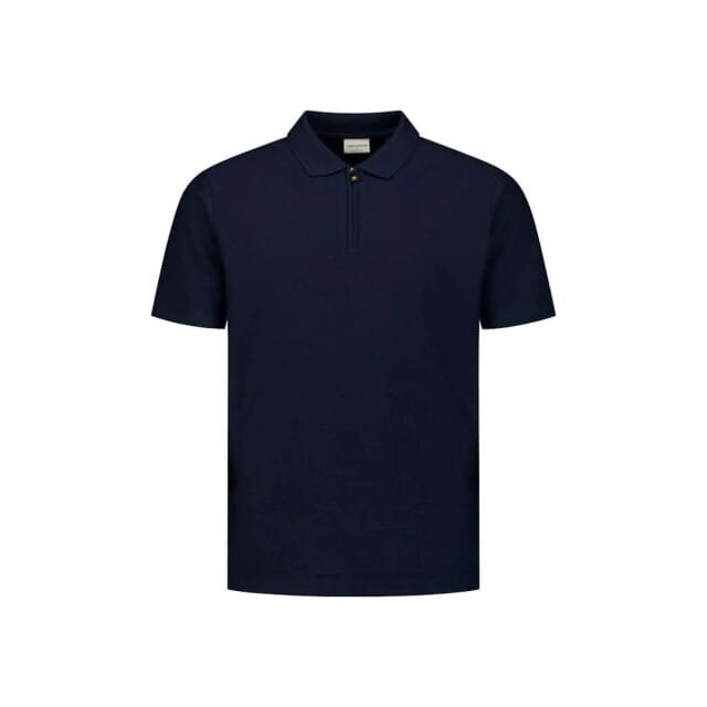 Jacquard polo met rits