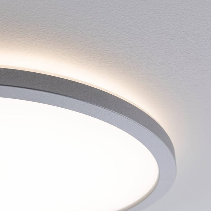 LED-paneel 3-Step-Dim Atria Shine Backlight rond 420 mm 22W 2300lm 3000K Chroom mat dimbaar