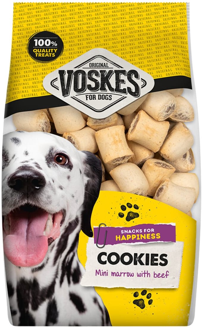 Voskes Hondensnacks Mini Merg Rund - 400 gr