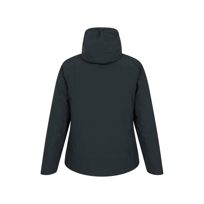 Mountain Warehouse Dames Mallory Korte Waterdichte Gevoerde Jas (Zwart)