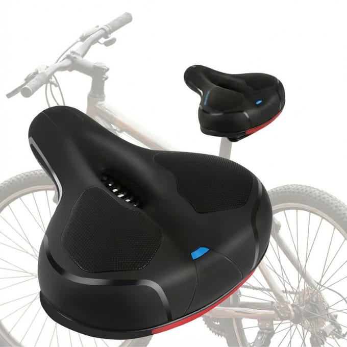 NBAP® Fietszadel Heren - Zadel Dames - Ergonomisch - Waterdicht - Zwart