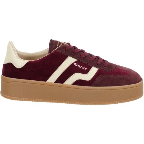 Sneakers van echt rundleer model 'Cuzamani'