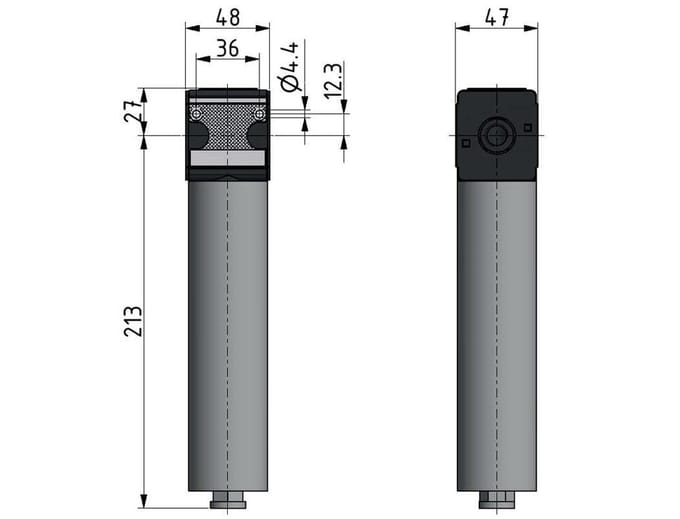 Membraandroger 1/4'' 123l/min Mutifix