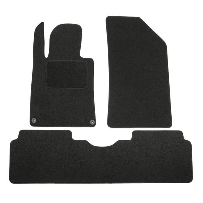 Tapis de sol - Peugeot - 508 - Velours noir - 4 pièces - Ajustement précis