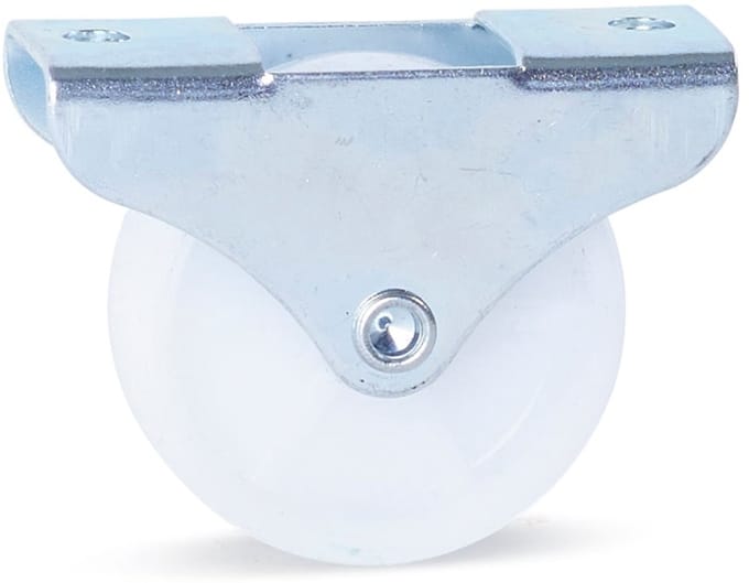 Klein wit PP bokwiel - 50mm - 55kg