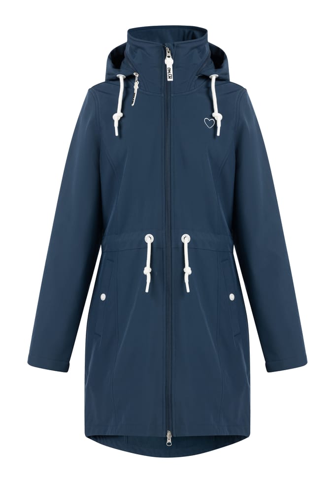 Mymo softshell jas Dames donkerblauw