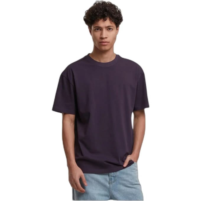 Urban Classics - Cotton Loose Heren Tshirt - L - Paars