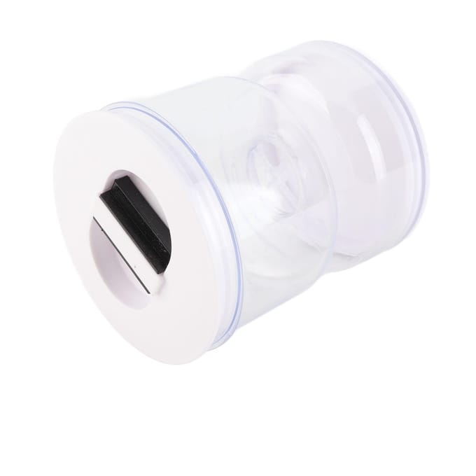 Zandloper Pickle Pot Sapseparator Van Nat en Droog Lekdicht Ondersteboven Olijven Voedselcontainer white