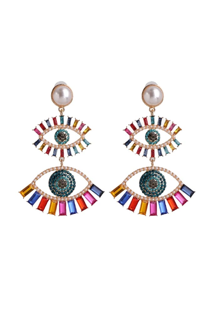 Margot Bardot Kia Eye Oorbellen Multicolored