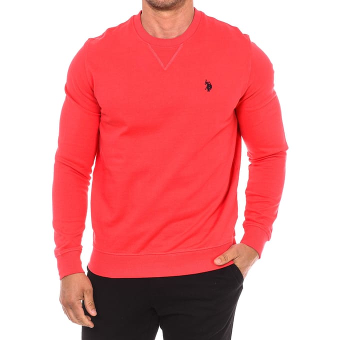 Sweater met lange mouwen en ronde hals 67932 heren