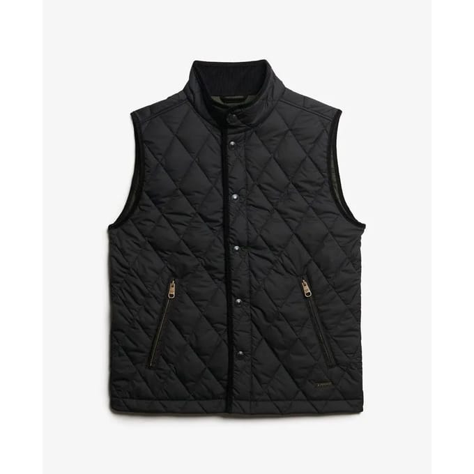 Superdry - Gewatteerd Estate Gilet - Heren - Gilets