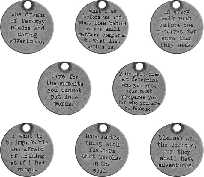 Idea-ology Quote Tokens - 8 stuks