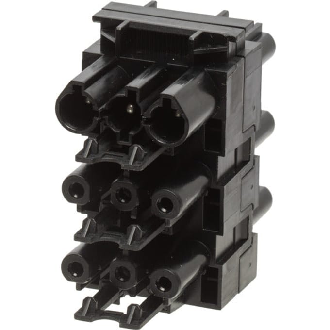 Adels Ac166G 3-Pool H-Distributor 1-In 5-Out Zwart - 167663
