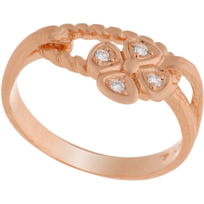 Orphelia Dames 925 Sterling Zilveren Ring - Roze ZR-6020/1