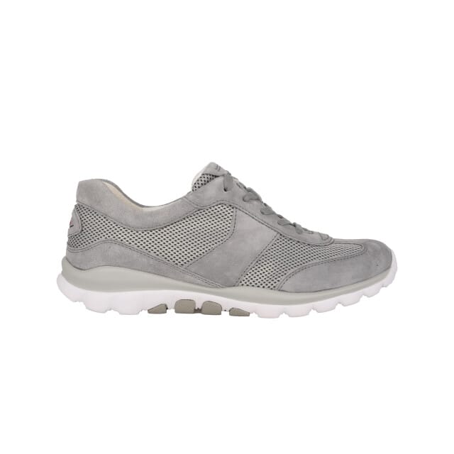 Gabor rollingsoft sensitive 46.966.39 - dames rollende wandelsneaker - Grijs - maat 40 (EU) 6.5 (UK)