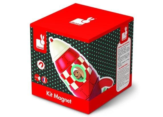 Janod Kit Magneet Raket Houten speelgoed