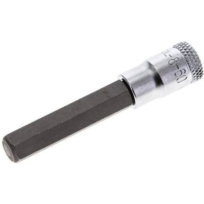 1/4" Gedore 60mm Dopsleutel- Schroevendraaier voor 8mm Binnenzeskant-Schroeven