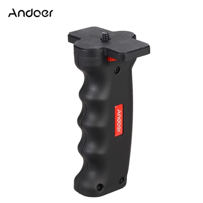 Breed platform pistoolgreep camera handvat 1/4  schroef voor SLR DSLR Canon Nikon